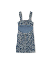 Robe à bretelles en denim - Denim Blue