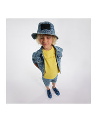 Bermuda en denim - Denim Blue