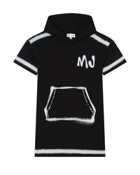 Robe à capuche en coton - Black