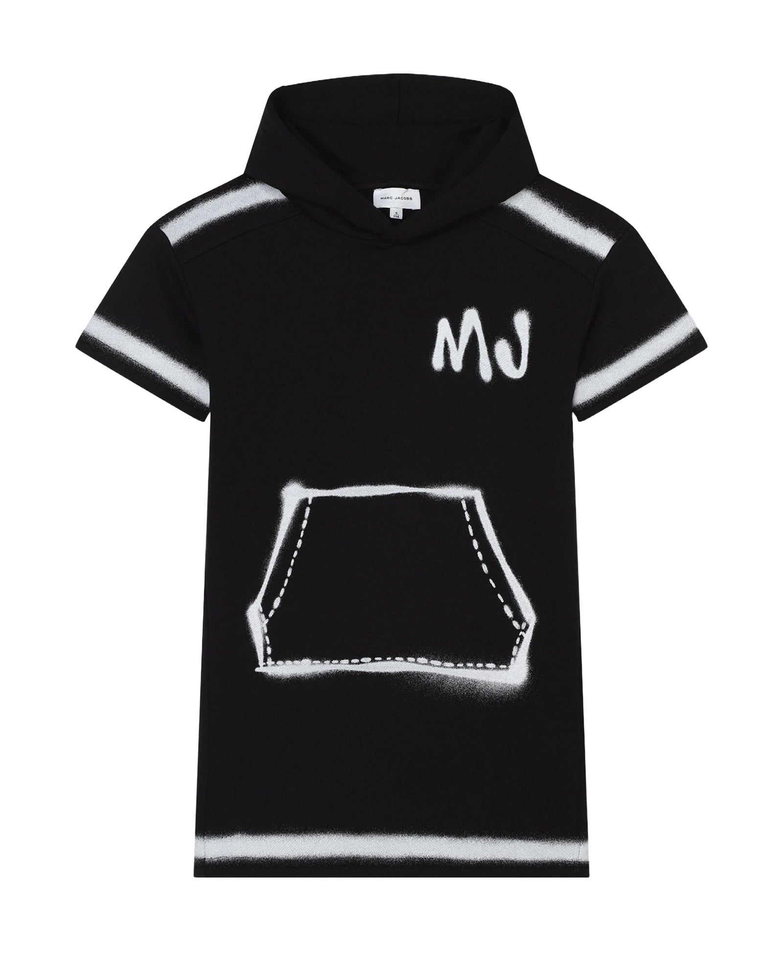 Robe à capuche en coton - Black