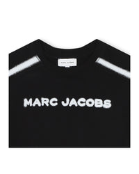 Cotton trompe l'oeil T-shirt - Black