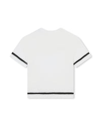 T-shirt trompe l'œil - Blanc