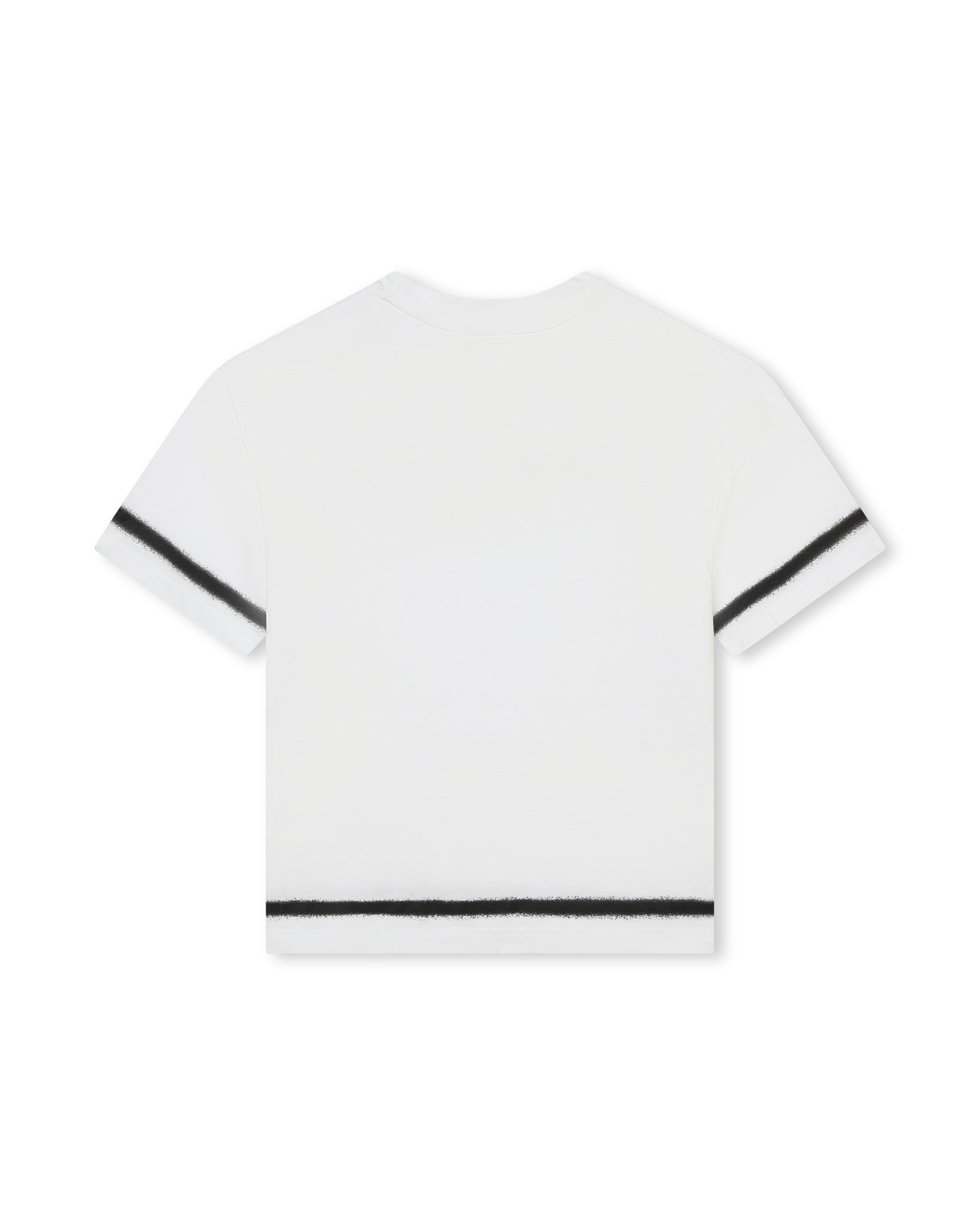 T-shirt trompe l'œil en coton - Blanc
