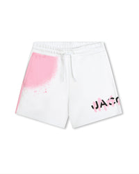 Short imprimé en coton - Blanc
