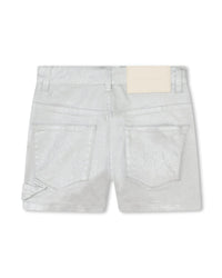 Denim shorts - Silver
