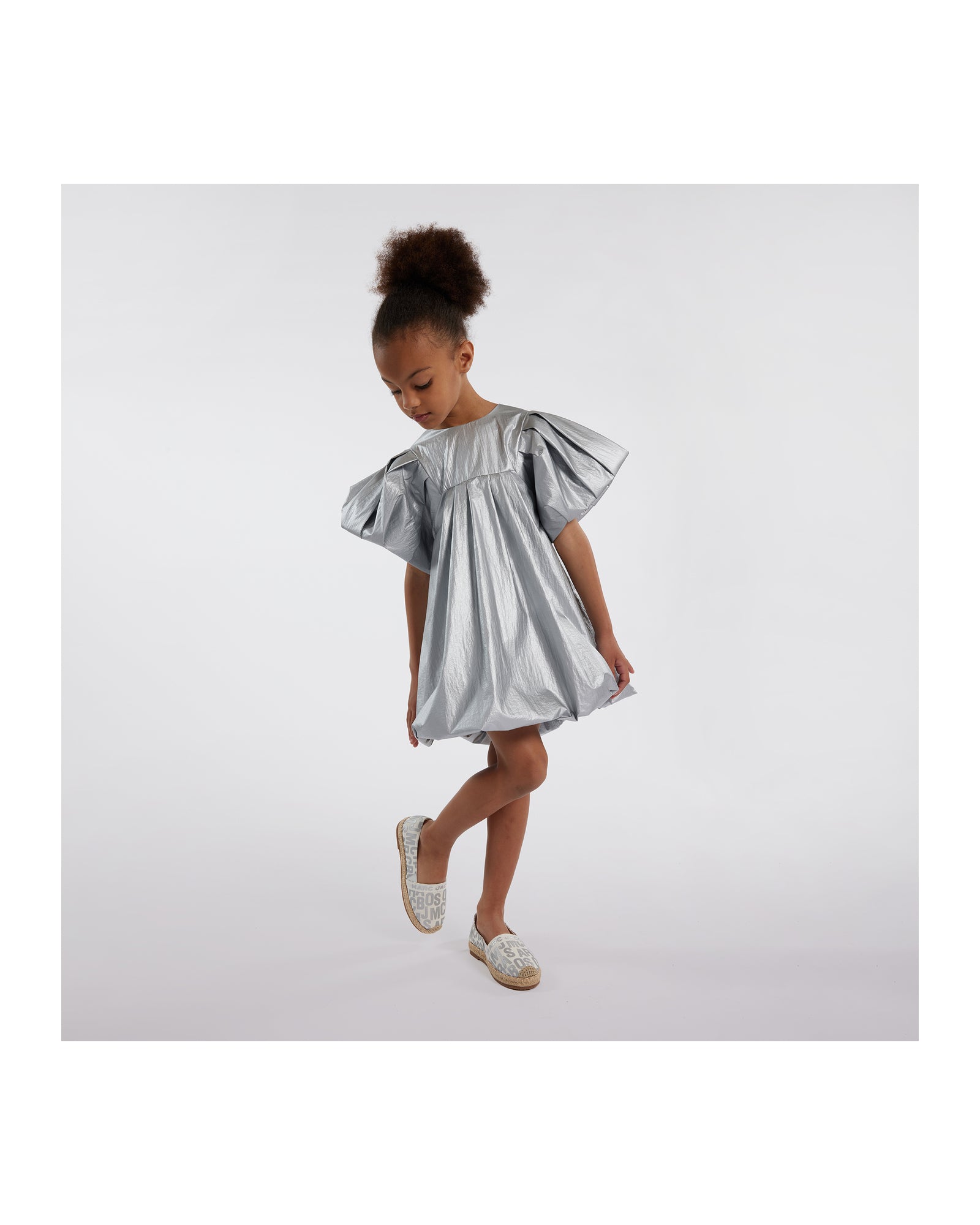 Robe à manches volumineuses - Silver