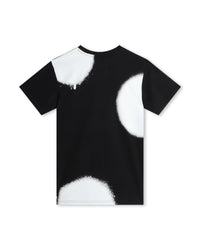 Robe à imprimé en coton - Black