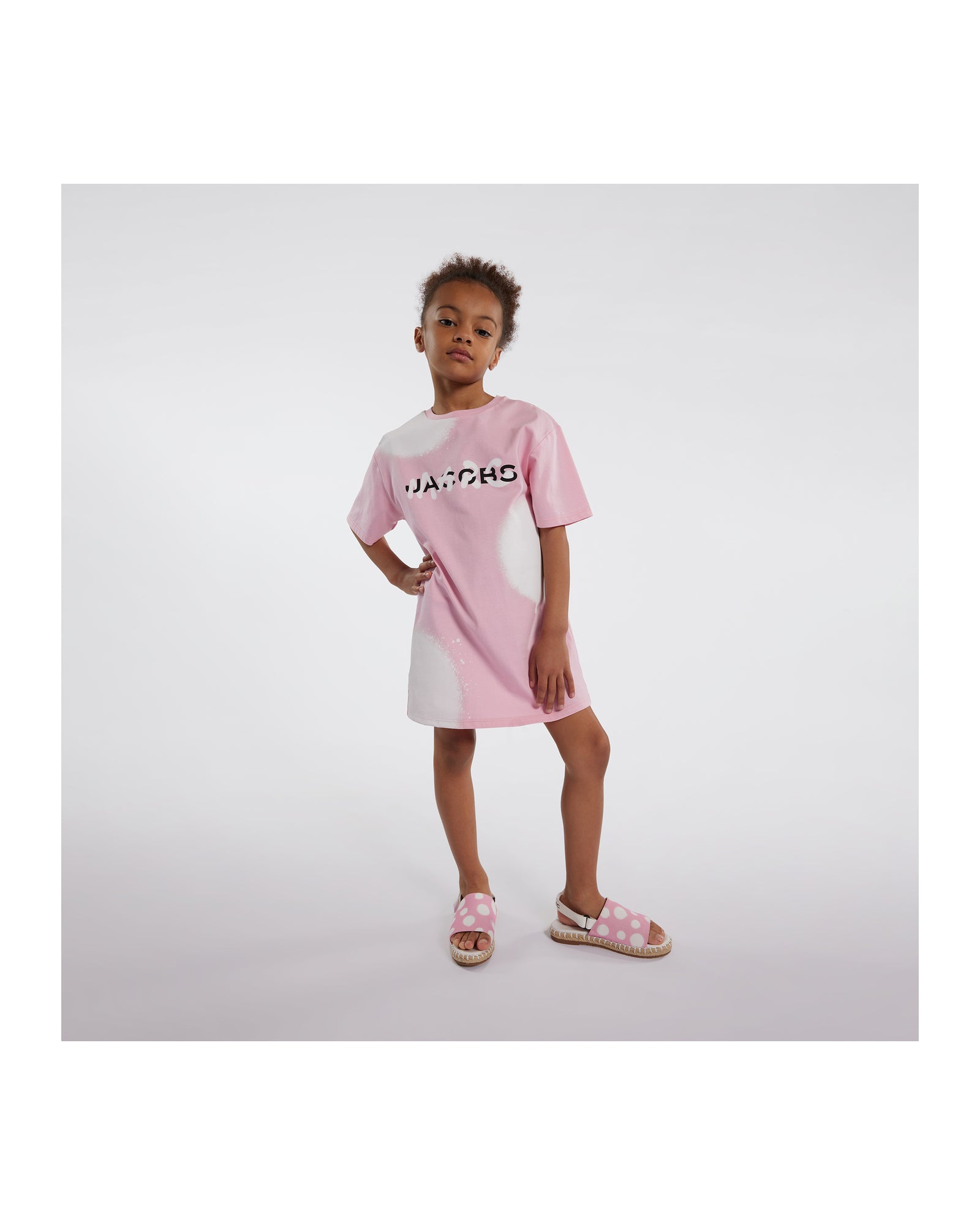 Robe à imprimé en coton - Hortensia