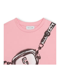 T-shirt trompe l'œil - Hortensia