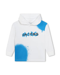 Sweat à capuche en coton - Blanc