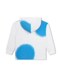 Sweat à capuche en coton - Blanc