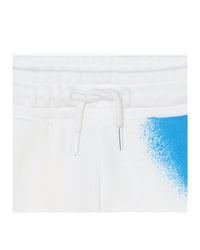 Bermuda en molleton - Blanc