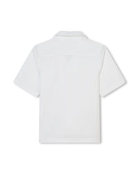 Chemise à imprimé monogramme - Blanc