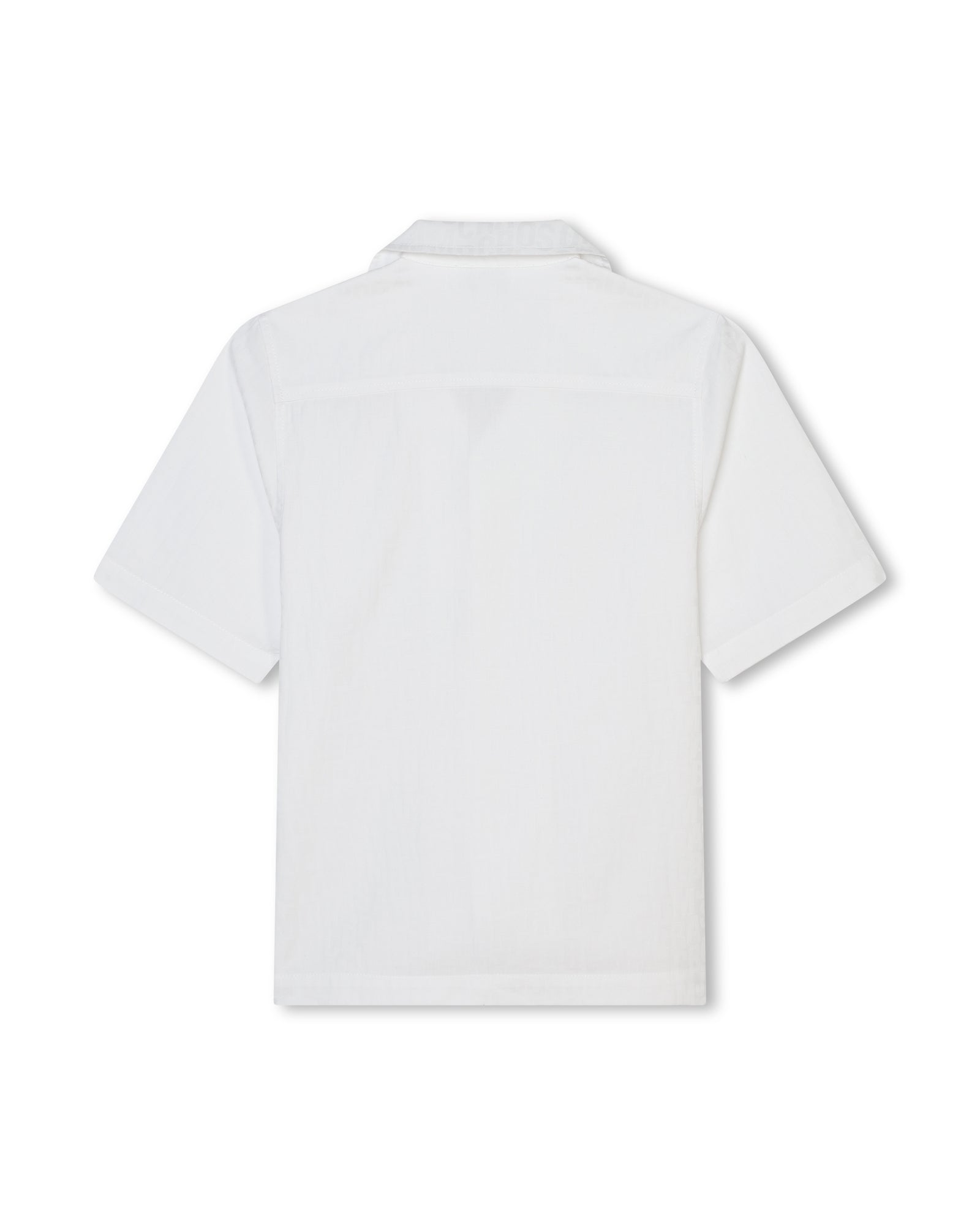 Chemise à imprimé monogramme - Blanc