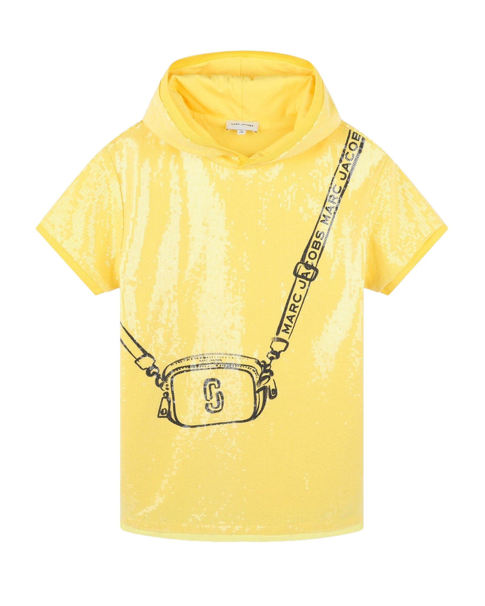 Cotton hooded dress - Medium Yello