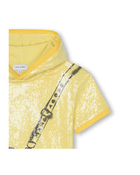 Robe à capuche à sequins - Medium Yellow