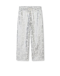 Pantalon de jogging avec monogramme imprimé - Ivoire Past