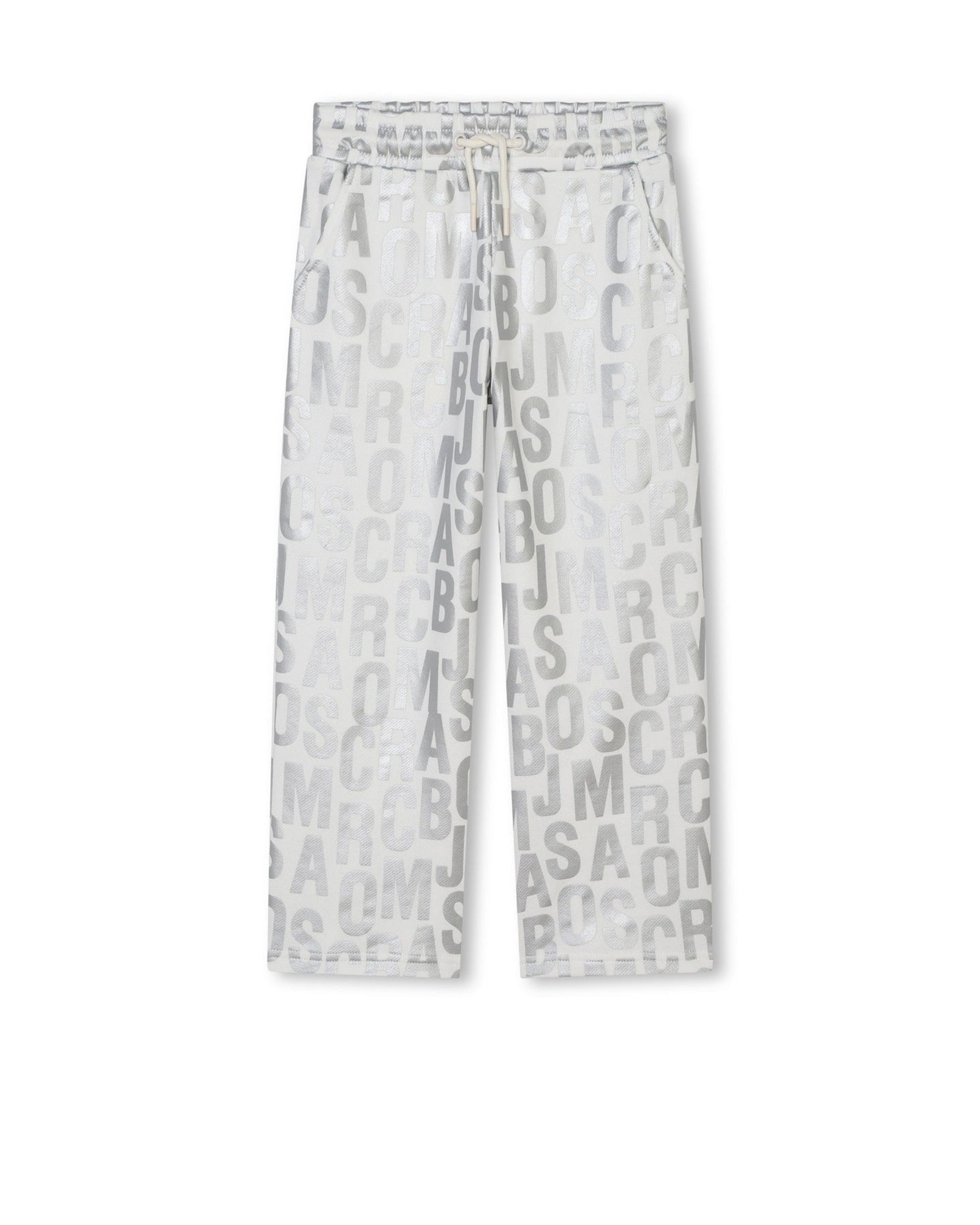 Pantalon de jogging avec monogramme imprimé - Ivoire Past