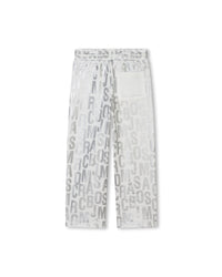 Pantalon de jogging avec monogramme imprimé - Ivoire Past
