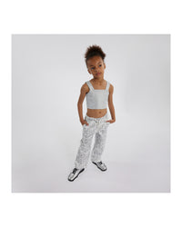 Pantalon de jogging avec monogramme imprimé - Ivoire Past