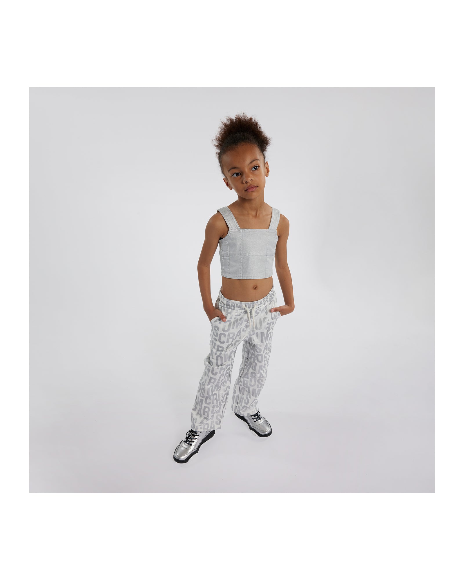 Pantalon de jogging avec monogramme imprimé - Ivoire Past