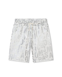 Fleece Bermuda shorts - Ivory Past