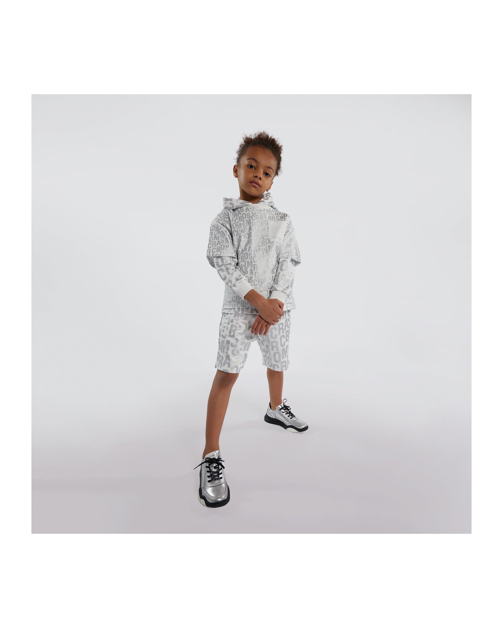 Fleece Bermuda shorts - Ivory Past