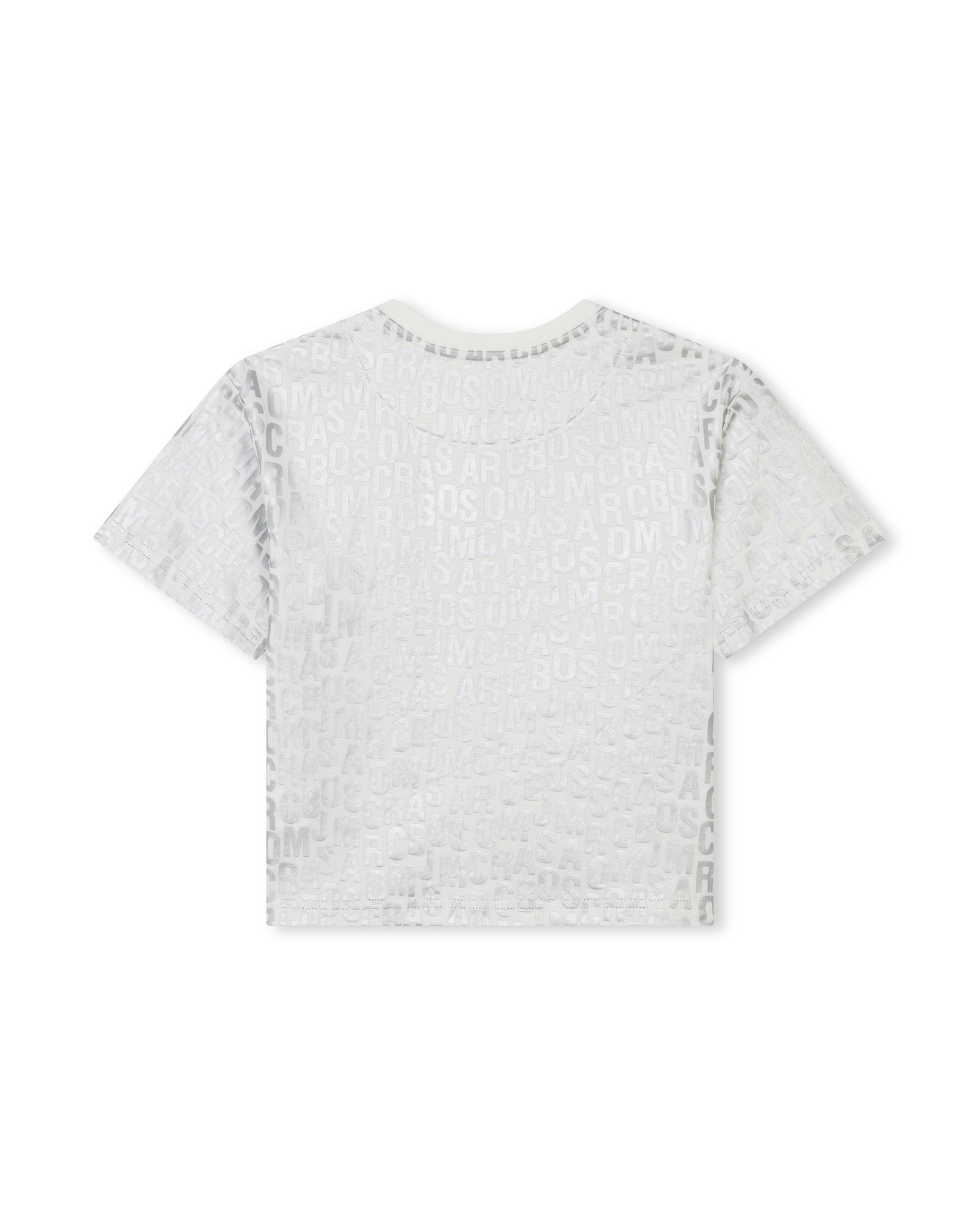 T-shirt with printed monogram - Ivory Past