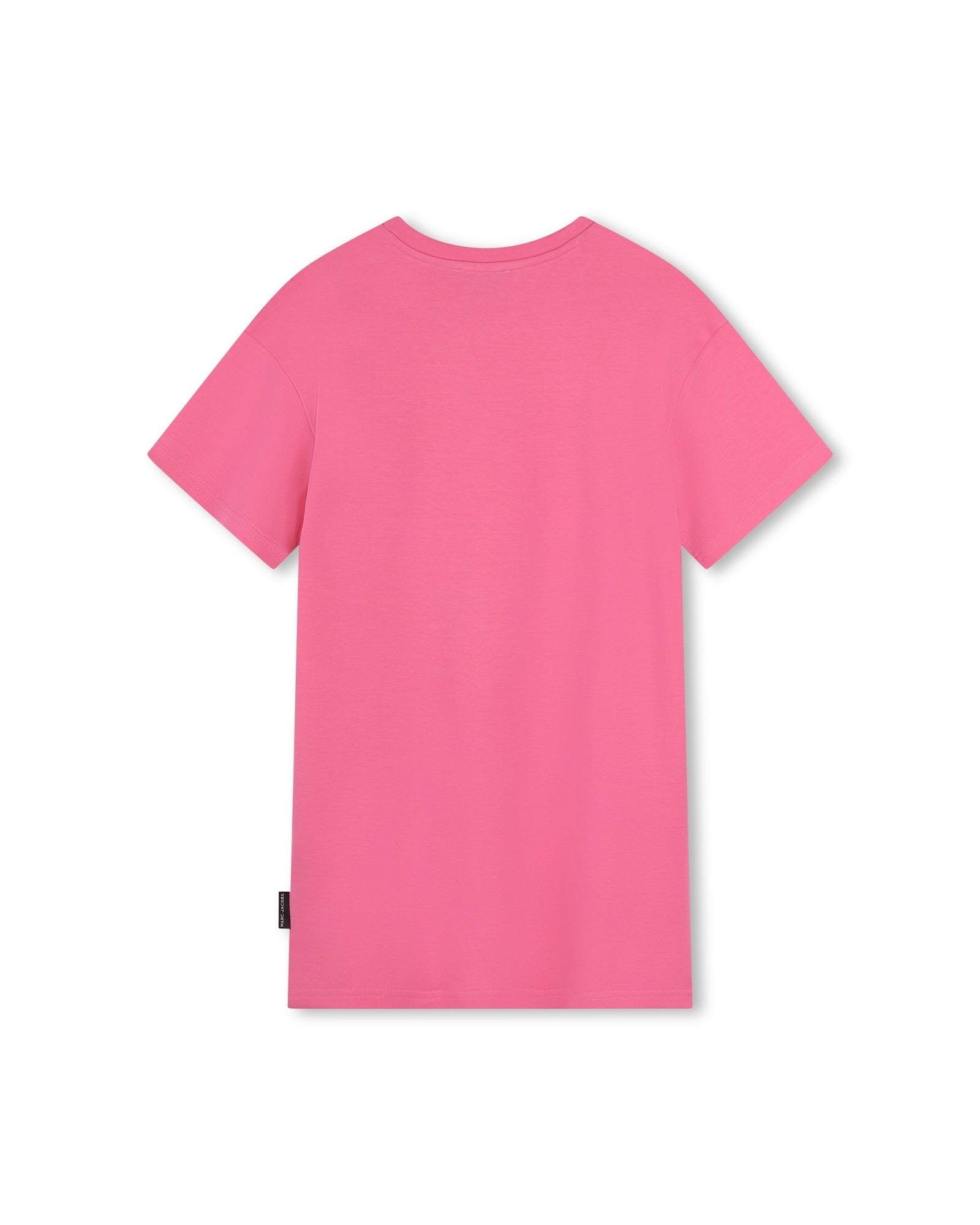 Snapshot cotton illustration dress - Dark Pink