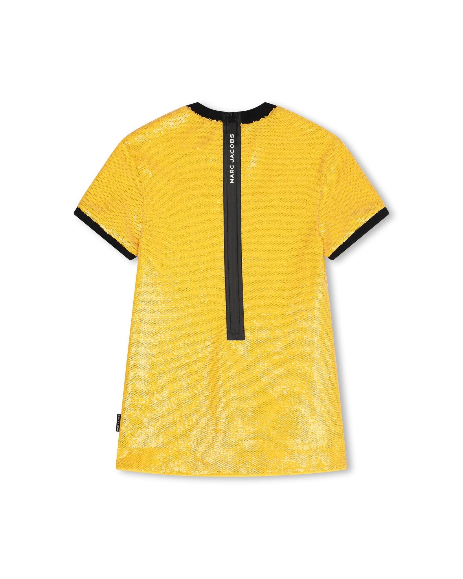 Robe en sequins - Jaune Safran