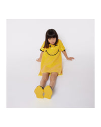 Robe en sequins - Jaune Safran