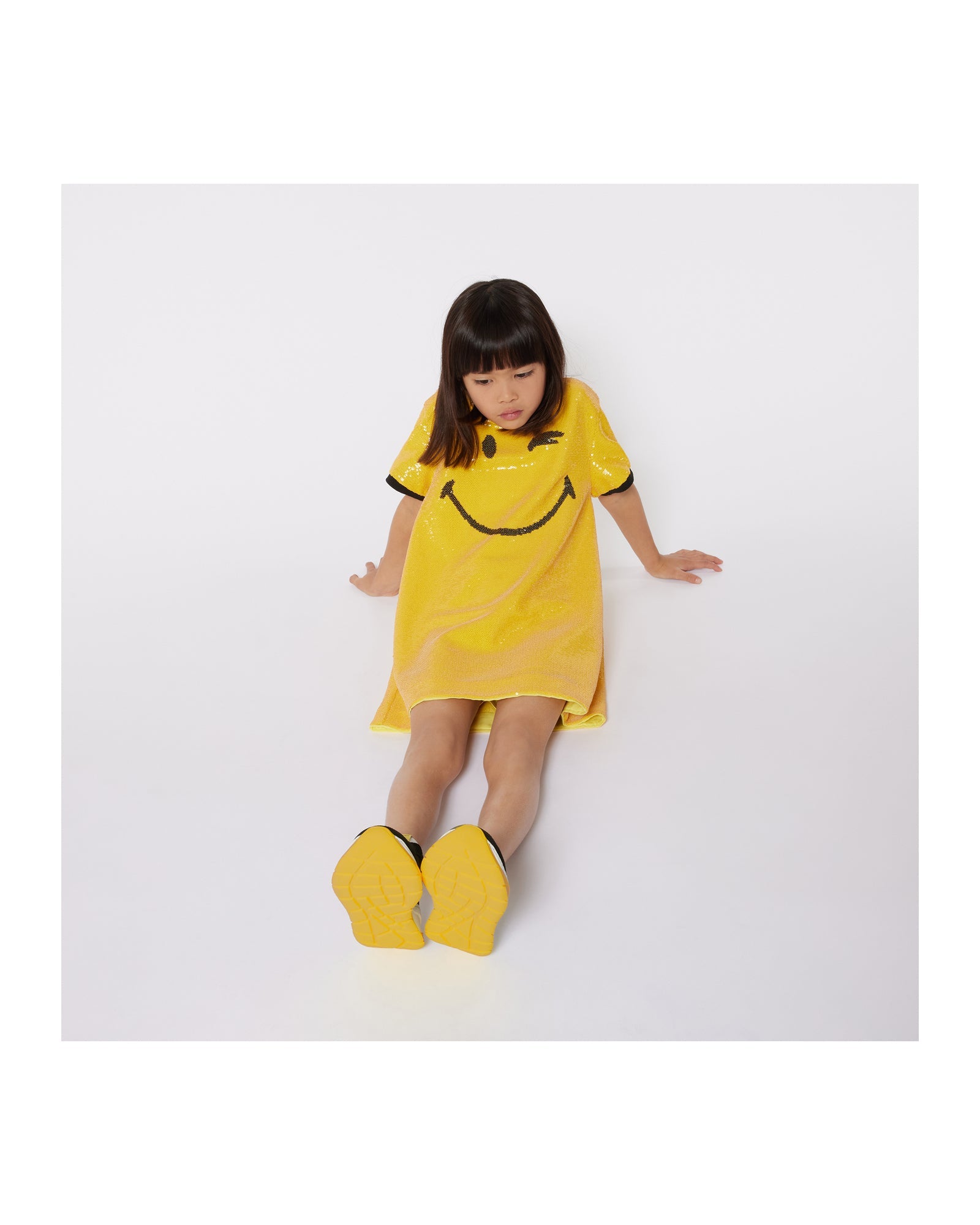 Sequin dress - Saffron yellow