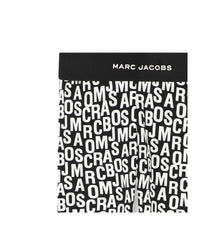 Legging monogramme bicolore en coton - Black