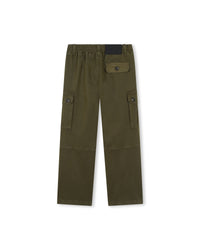 Pantalon multipoches en coton - Winter Moss