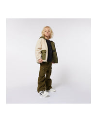 Pantalon multipoches en coton - Winter Moss