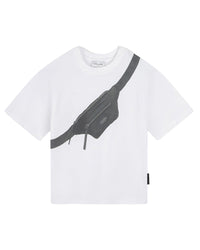 T-shirt à manches courtes à illustrations en coton - Blanc