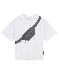 T-shirt à manches courtes à illustrations en coton - Blanc