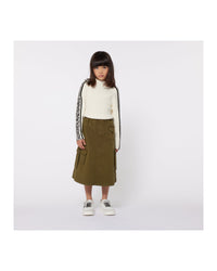 Pull col montant en coton - Ivoire Past