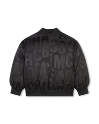 Blouson à imprimé monogramme - Black