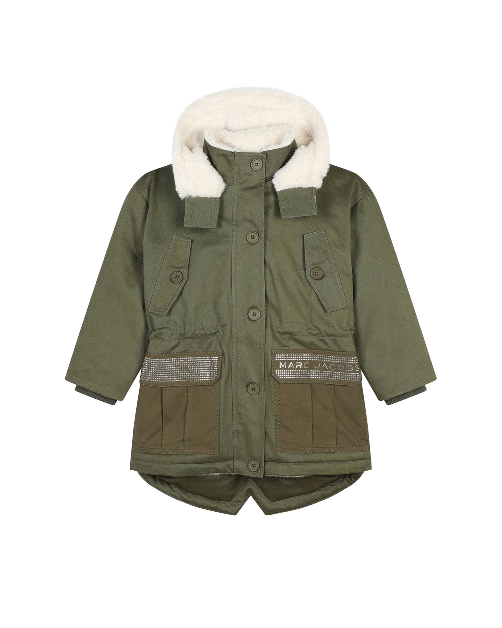 Parka à capuche doublée en polaire - Winter Moss