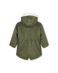 Parka à capuche doublée en polaire - Winter Moss