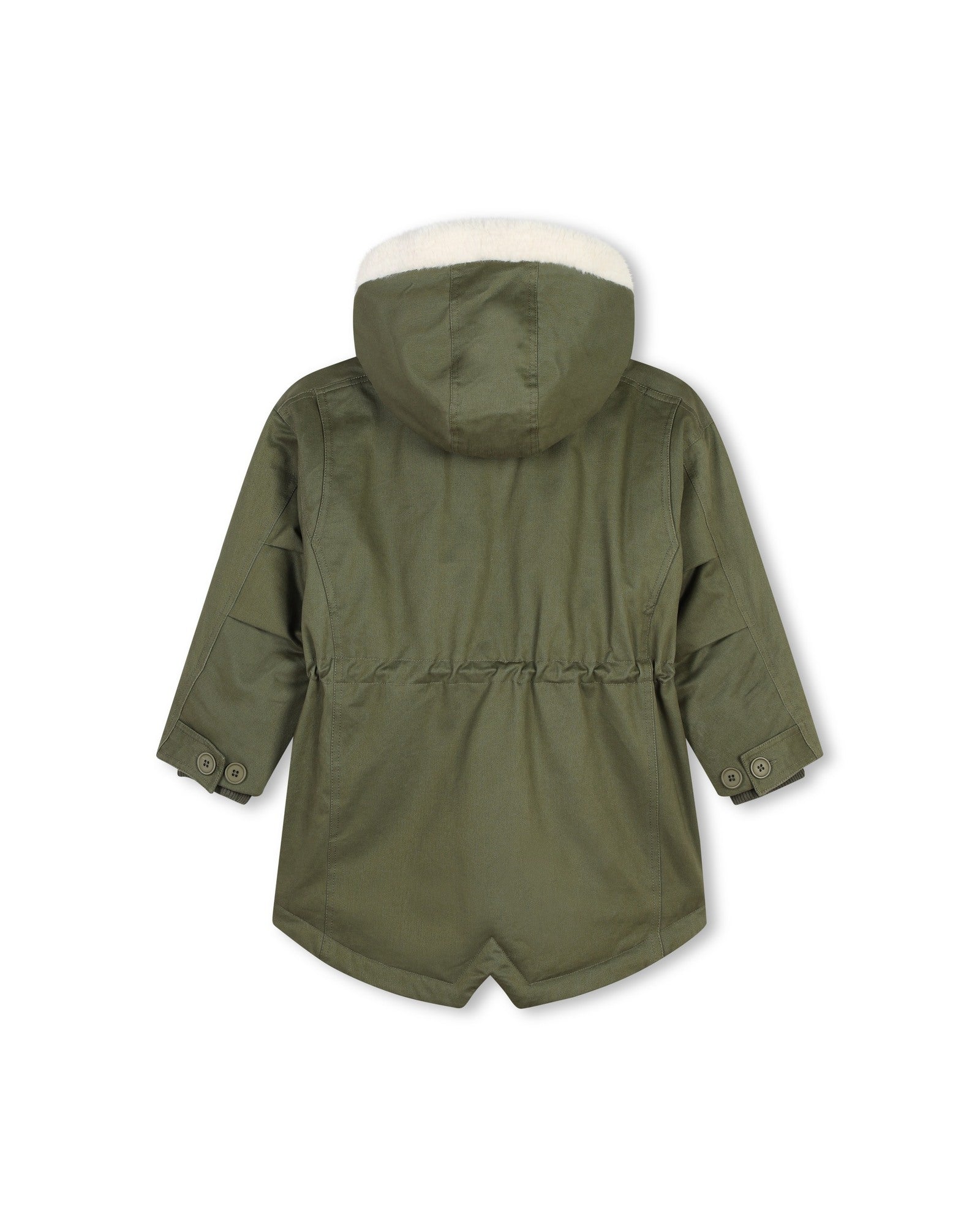 Parka à capuche doublée en polaire - Winter Moss