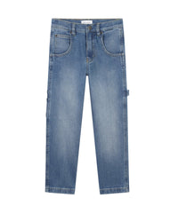 Pantalon ajustable en denim - Denim Blue