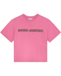 T-shirt à illustrations fantaisie en coton - Dark Pink