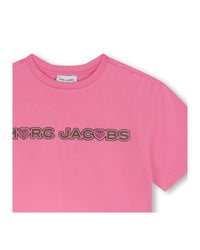 T-shirt à illustrations fantaisie en coton - Dark Pink