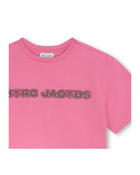 T-shirt à illustrations fantaisie en coton - Dark Pink