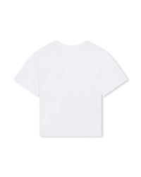 T-shirt Smiley à manches courtes en coton - Blanc