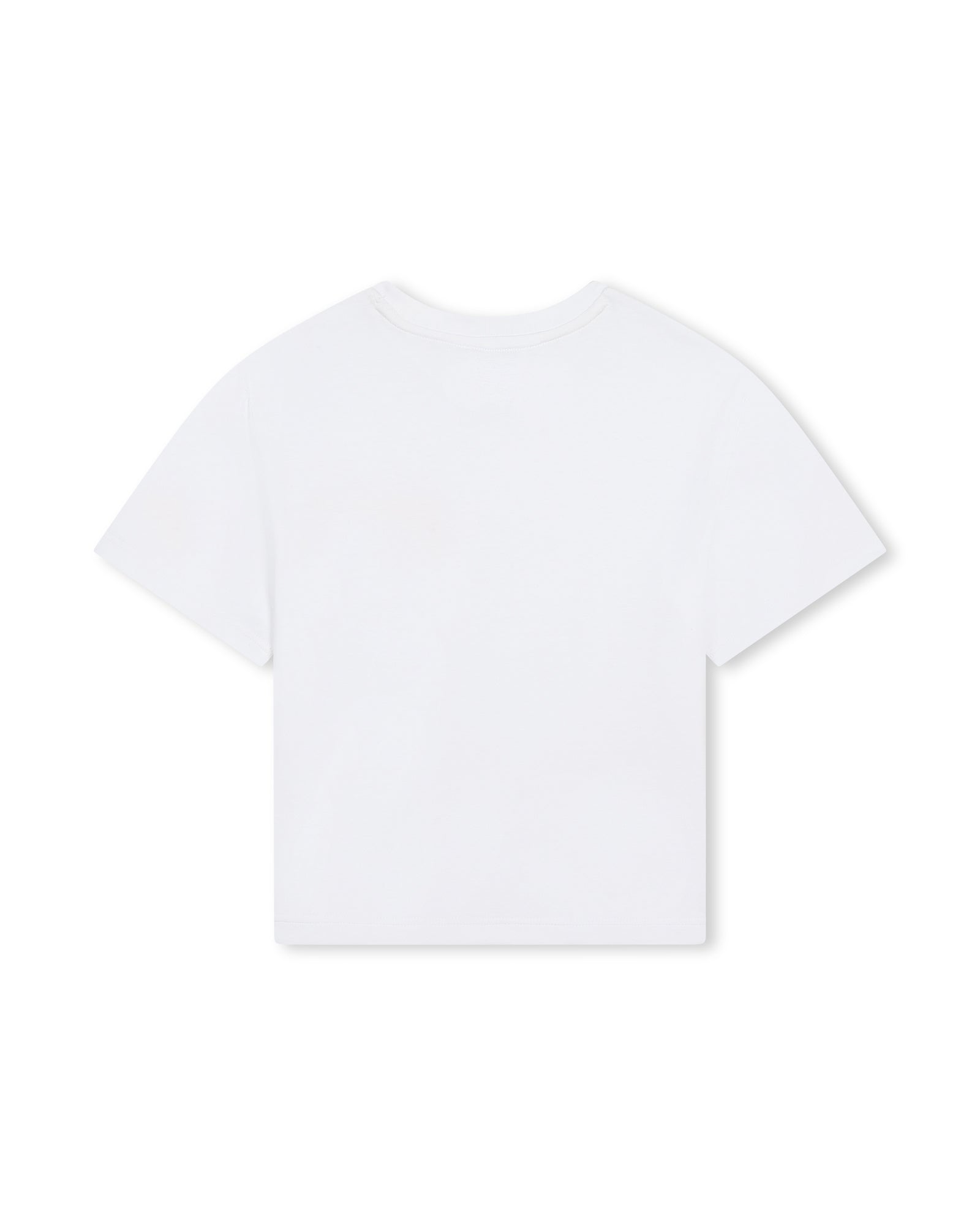 T-shirt Smiley à manches courtes en coton - Blanc