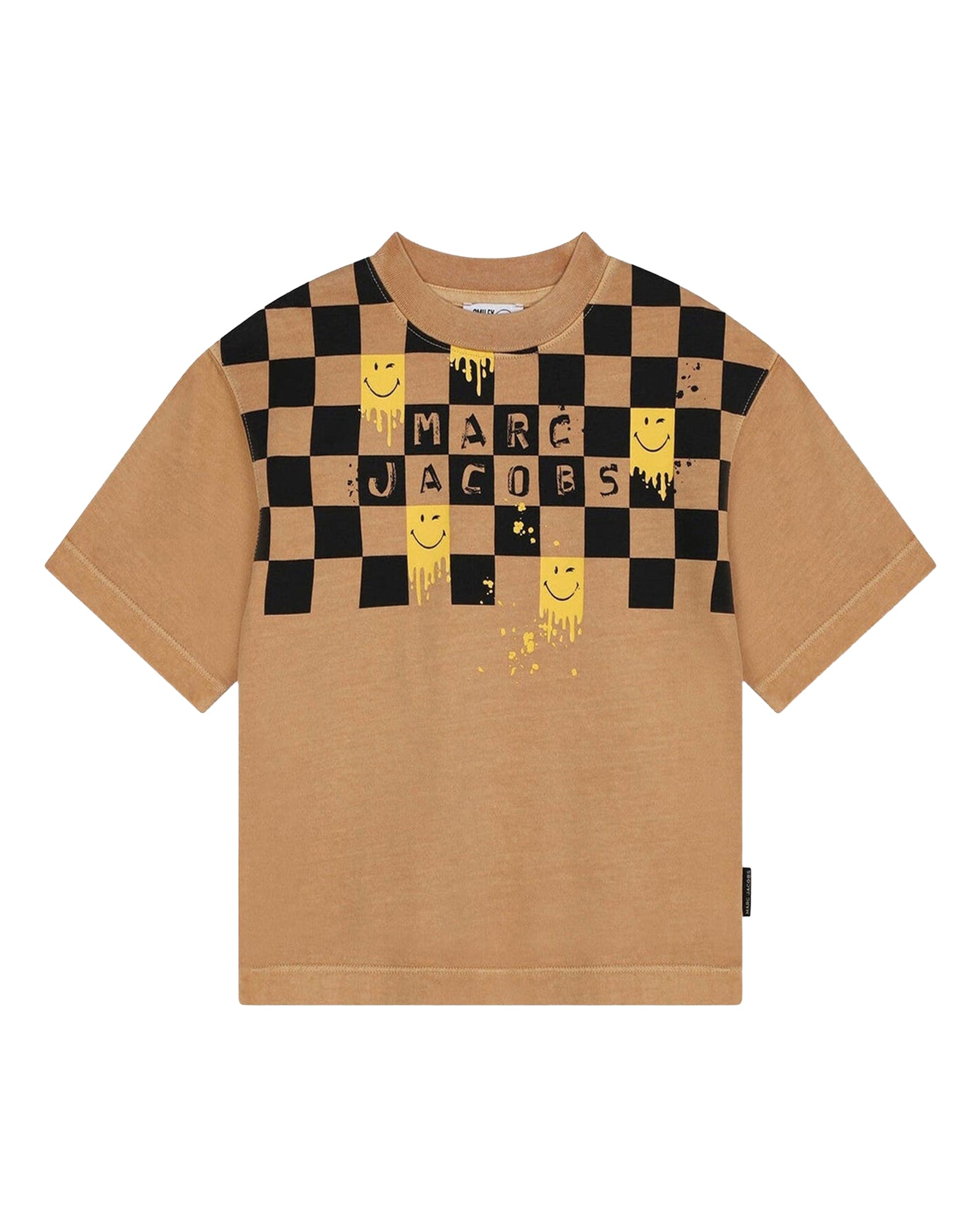 SmileyWorld cotton T-shirt - Biscuit