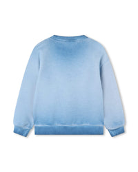 Sweatshirt Tie and Dye en molleton - Washblue